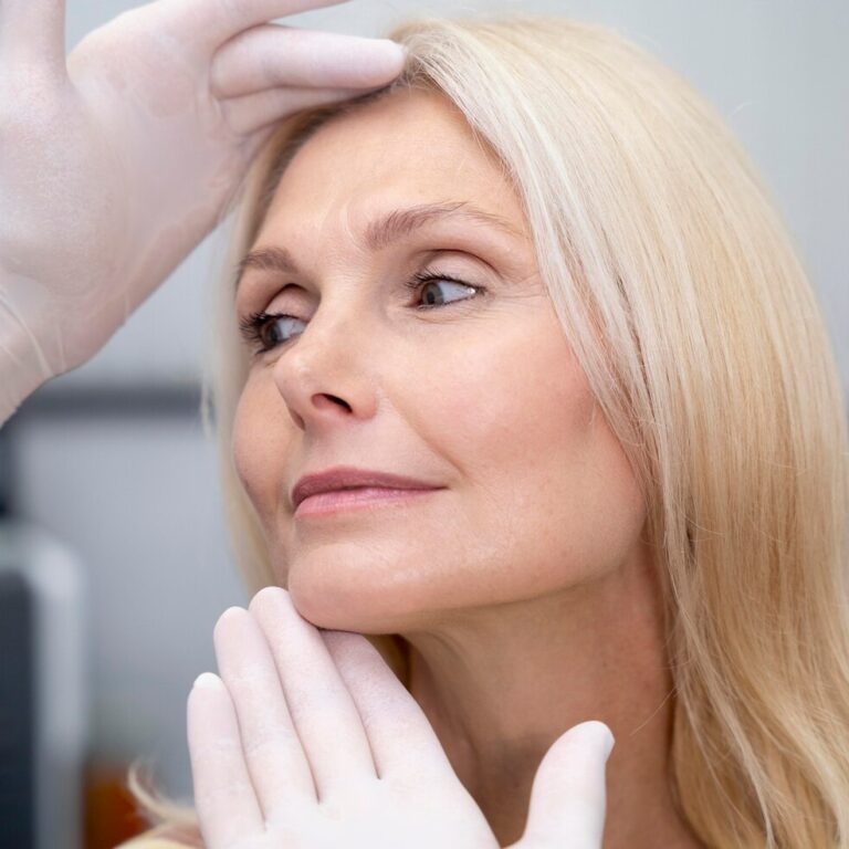 close-up-doctor-checking-woman_23-2149103558